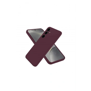 Samsung Galaxy A26 Kılıf First Silikon - Mürdüm