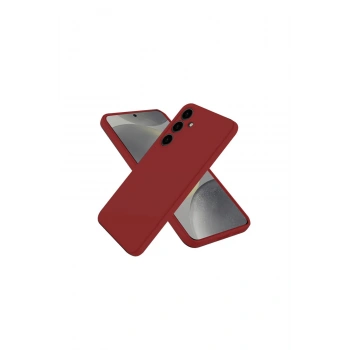 Samsung Galaxy A56 Kılıf First Silikon - Kırmızı