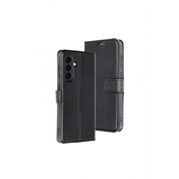 Samsung Galaxy A36 Kılıf Trend S Plus Kapaklı Kılıf - Siyah