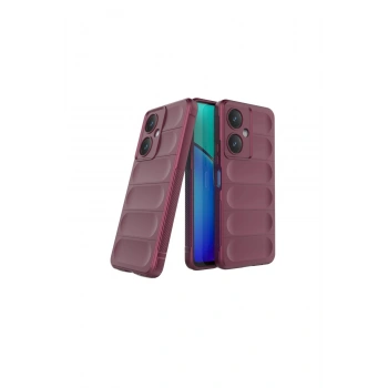 Vivo Y27 Kılıf Optimum Silikon - Bordo