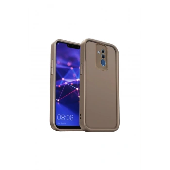 Huawei Mate 20 Lite Kılıf Viera Silikon - Kahverengi
