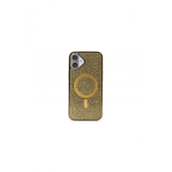 Joko İphone 16 Plus Kılıf Helen Magsafe Kapak - Gold