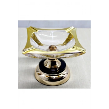 Metal Ayaklı Cam Küllük Alk4879