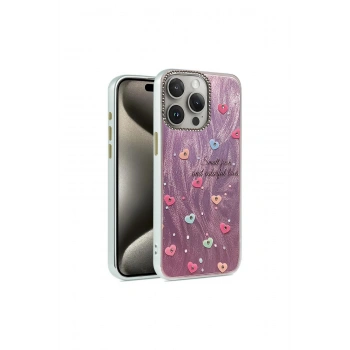 İphone 15 Pro Max Kılıf Blade Aynalı Desenli Kapak - Desen 8