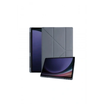 Samsung Galaxy X730 Tab S11 Kalemlikli Mars Tablet Kılıfı - Koyu Gri
