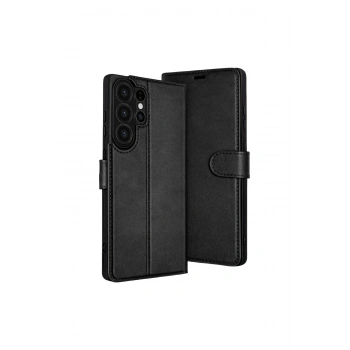 Samsung Galaxy S26 Ultra Trend S Plus Kapaklı Kılıf - Siyah