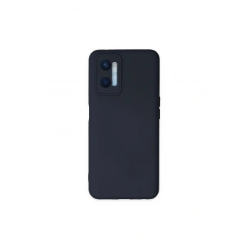 Oppo A96 Kılıf Nano İçi Kadife Silikon - Lacivert