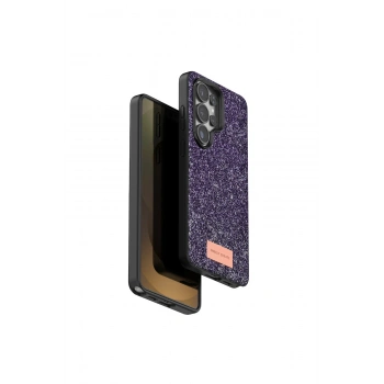 Onegif Samsung Galaxy S26 Ultra Bright Simli Kapak - Derin Mor