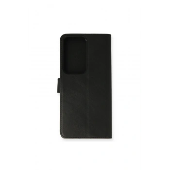 Samsung Galaxy S20 Ultra Trend S Plus Kapaklı Kılıf - Siyah
