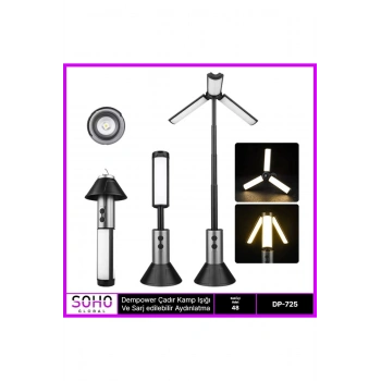 Kamp Işığı Şarj Edilebilir