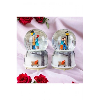 Kış Masalı Kar Küresi Büyük Boy