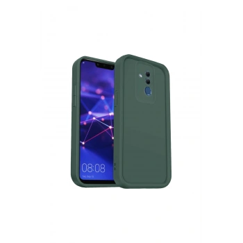 Huawei Mate 20 Lite Kılıf Viera Silikon - Koyu Yeşil