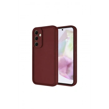 Samsung Galaxy A56 Kılıf Viera Silikon - Bordo
