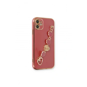 İphone 12 Kılıf Esila Silikon - Kırmızı