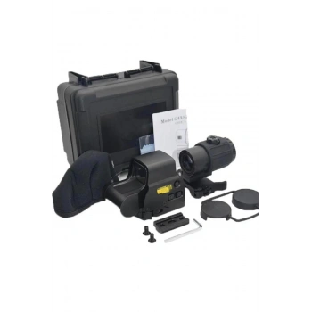 558g43 Xps2 Hedef İşaretleyici Red Dot Holografik Nişangâh, 5x Büyütmeli Setsiyah