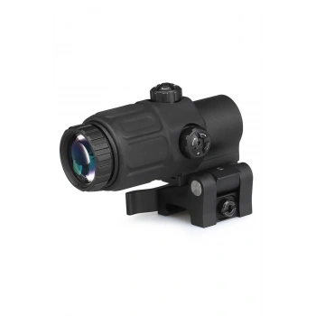 Magnifier 5x Yakınlaştırmalı Dürbün 22mm Ray Uyumlu, Katlanır Yaylı Ayaklı