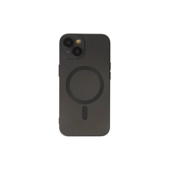 İphone 14 Plus Kılıf Moshi Lens Magneticsafe Silikon - Siyah