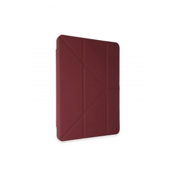 Huawei Honor Pad 9 Kılıf Kalemlikli Mars Tablet Kılıfı - Mürdüm