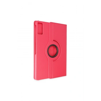 Huawei Honor Pad 10 12.1 Kılıf 360 Tablet Deri Kılıf - Pembe