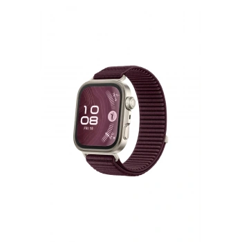 Huawei Fit 4 Braid Kordon (SAAT DEĞİLDİR) - Mürdüm