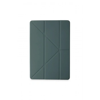 Huawei Honor Pad 9 Kılıf Kalemlikli Mars Tablet Kılıfı - Koyu Yeşil