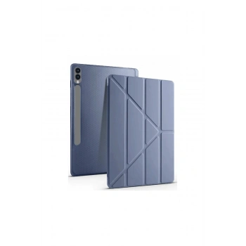 Samsung Galaxy X510 Tab S9 Fe 11 Kılıf Kalemlikli Mars Tablet Kılıfı - Lavender