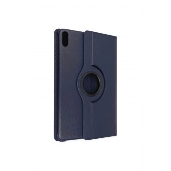 Huawei Matepad 11 10.9 360 Tablet Deri Kılıf - Lacivert