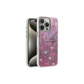 İphone 16 Pro Kılıf Blade Aynalı Desenli Kapak - Desen 8