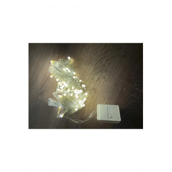 10m 100 Led Damla Uçlu Gün Işığı Şeffaf Kablo Mz-17-4