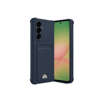 Samsung Galaxy A17 5g Kelvin Kartvizitli Silikon - Lacivert