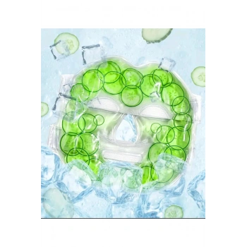 Salatalık Desenli Termojel – Soğuk Sıcak Kullanım, Rahatlatıcı Jel Ped