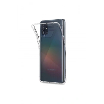 Samsung Galaxy A51 Kılıf Lüx Şeffaf Silikon