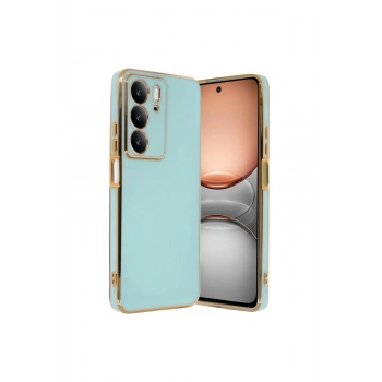 Realme C75 4g Kılıf Volet Silikon - Açık Yeşil