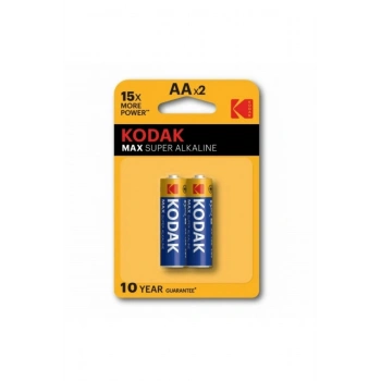 Kodak 2 Adet Max Super Alkalin Kalem Pil
