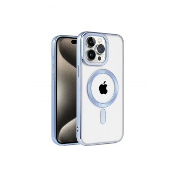 İphone 14 Pro Kılıf Kronos Magsafe Kapak - Sierra Blue