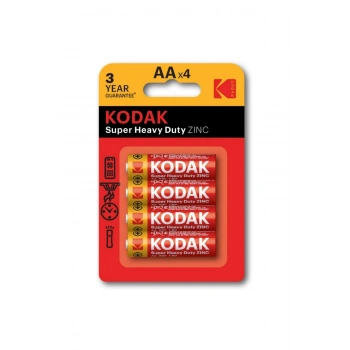 Kodak 4 Adet Çinko Karbon Blister Kalem Pil