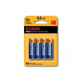 Kodak 4 Adet Max Super Alkalin Kalem Pil