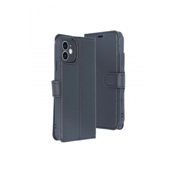 İphone 11 Kılıf Trend S Plus Kapaklı Kılıf - Siyah