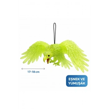 Asılabilir Lateks Kartal Dekor Süsü Yeşil 17-18 Cm