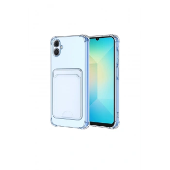 Samsung Galaxy A07 Kart Şeffaf Silikon - Şeffaf