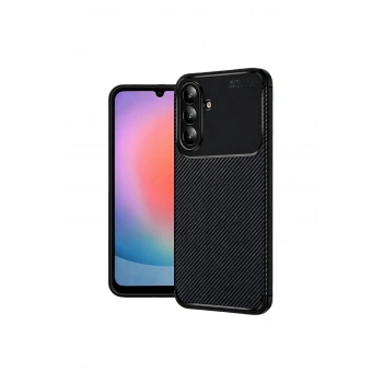 Samsung Galaxy A57 5g Auto Focus Karbon Kapak - Siyah