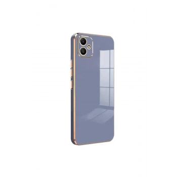 Samsung Galaxy A05 Kılıf Volet Silikon - Mavi