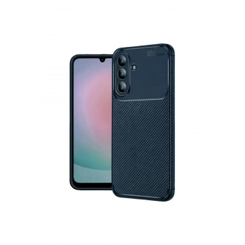 Samsung Galaxy A57 5g Auto Focus Karbon Kapak - Lacivert