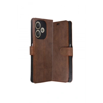 Oppo A5 Pro 4g Trend S Plus Kapaklı Kılıf - Taba