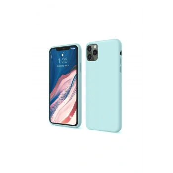 İphone 11 Pro Kılıf First Silikon - Turkuaz