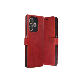 Oppo A5 Pro 4g Trend S Plus Kapaklı Kılıf - Kırmızı