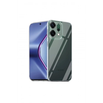 Oppo Reno 14 Kılıf Lüx Şeffaf Silikon - Şeffaf