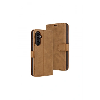 Samsung Galaxy A17 5g Trend S Plus Kapaklı Kılıf - Taba