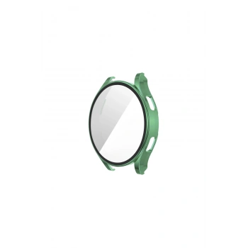 Watch 5 44mm Wall Camlı Kasa Ekran Koruyucu - Koyu Yeşil