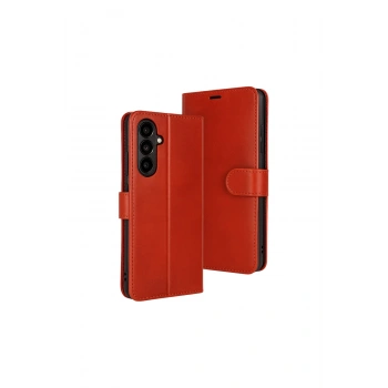 Samsung Galaxy A17 5g Trend S Plus Kapaklı Kılıf - Kırmızı